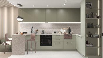 Тренды и новые цвета в дизайне современных кухонь в 2023 году в Евсино - evsino.mebel54.com | фото