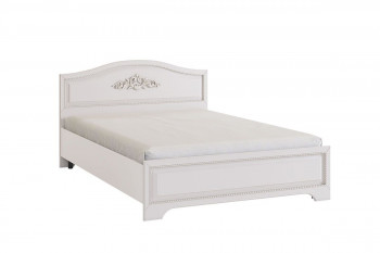 Белла Кровать 1.6 комфорт белый/джелато софт в Евсино - evsino.mebel54.com | фото
