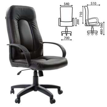Кресло офисное BRABIX Strike EX-525 (черный 2) в Евсино - evsino.mebel54.com | фото