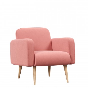Уилбер ЛД.306010.000 Кресло (Светло-розовый, ткань UNI IDEA 1031) в Евсино - evsino.mebel54.com | фото