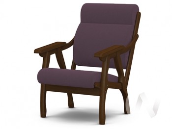 Кресло Вега-10 (орех лак/ULTRA PLUM) в Евсино - evsino.mebel54.com | фото