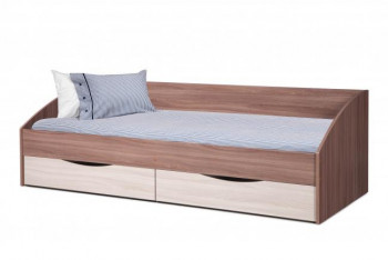 Кровать одинарная "Фея-3" (симметричная) в Евсино - evsino.mebel54.com | фото