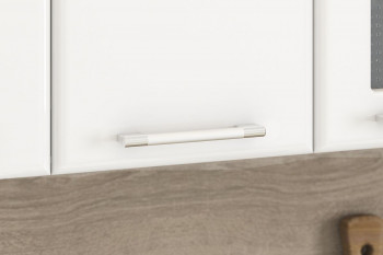 Кухонный гарнитур "Яна 1.6" белый/белый Кофе/зебрано в Евсино - evsino.mebel54.com | фото