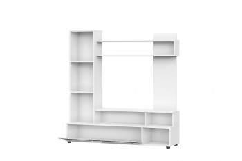 Мебель для гостиной "МГС 9" Белый / Цемент светлый в Евсино - evsino.mebel54.com | фото
