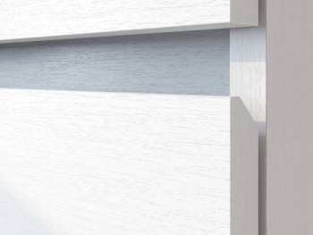 Модульная система "Токио" Комод 4 ящика Белый текстурный / Белый текстурный в Евсино - evsino.mebel54.com | фото