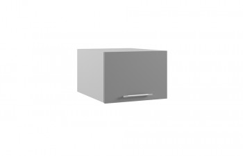 Ройс ГПГ 500 Шкаф верхний горизонтальный глубокий (Графит софт/корпус Серый) в Евсино - evsino.mebel54.com | фото
