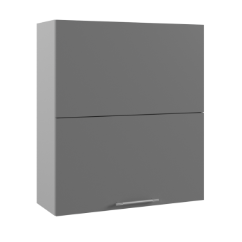 Ройс ПГПМ 800 Шкаф верхний Blum Aventos HF (Графит софт/корпус Серый) в Евсино - evsino.mebel54.com | фото