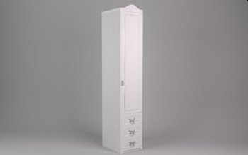 Шкаф угловой Бэлла с ящиками (Выбеленное дерево/Белый) в Евсино - evsino.mebel54.com | фото